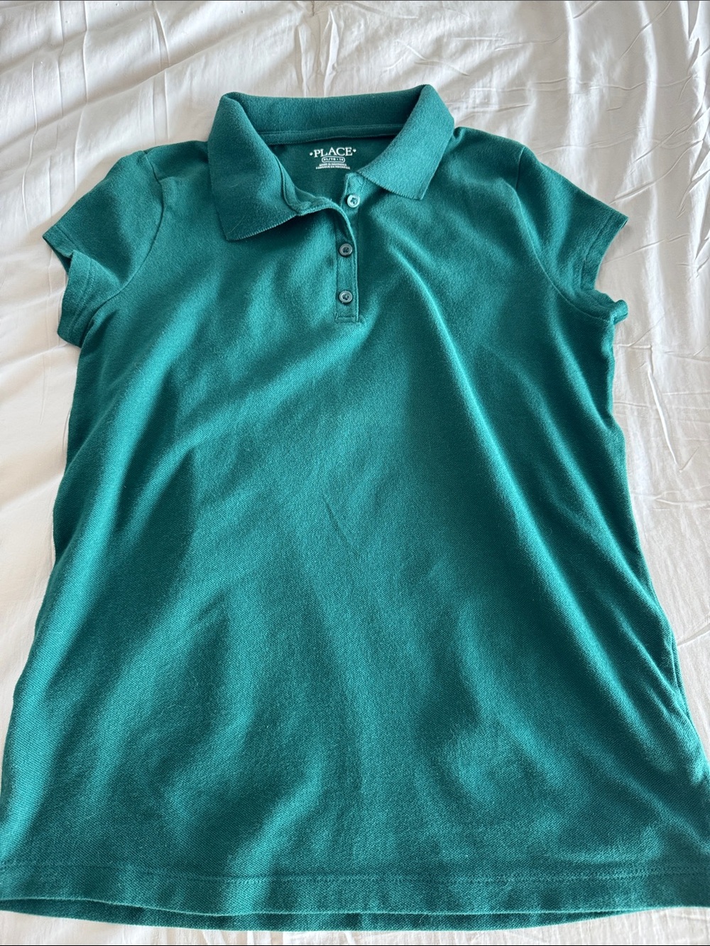 The Children's Place Hunter Green Short-Sleeve Polo